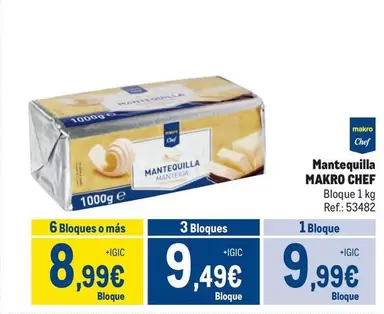 Oferta de Makro - Mantequilla por 9,99€ en Makro