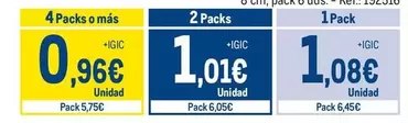 Oferta de Igic - 4 Packs O Mas por 1,08€ en Makro