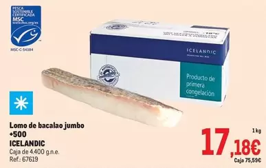 Oferta de Jumbo - Lomo De Bacalao  +500 por 17,18€ en Makro