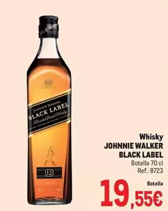 Oferta de Johnnie Walker - Whisky Black Label por 19,55€ en Makro