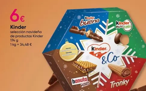 Oferta de Kinder - Seleccion Navidena De Productes  por 6€ en Pepco