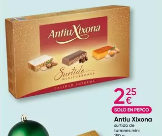 Oferta de Antiu Xixona - Surtido De Turrones Mini por 2,25€ en Pepco