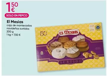 Oferta de El Mesías - Caja De Mantecados Navideños Surtidos por 1,5€ en Pepco