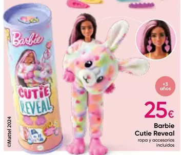 Oferta de Barbie - Cutie Reveal por 25€ en Pepco