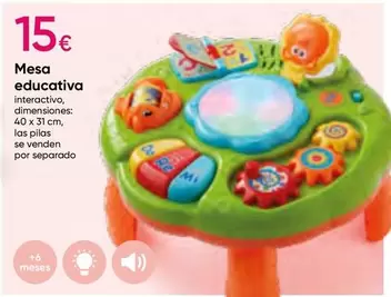 Oferta de Mesa Educativa por 15€ en Pepco