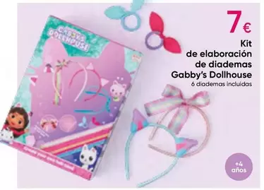 Oferta de Gabby's Dollhouse - Kit De Elaboracion De Diademas por 7€ en Pepco