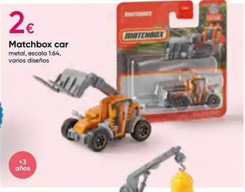 Oferta de Matchbox Car por 2€ en Pepco