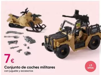 Oferta de Conjunto De Coches Militares por 7€ en Pepco