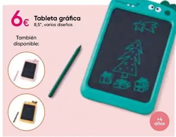 Oferta de Tableta Gráfica por 6€ en Pepco