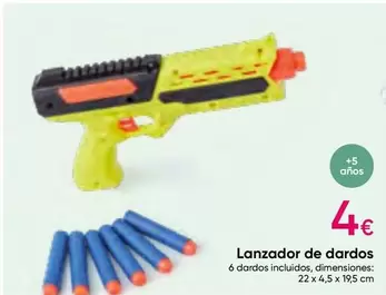 Oferta de Lanzador De Dardos por 4€ en Pepco