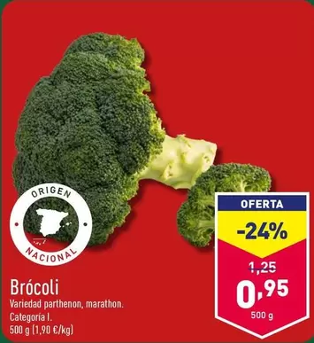 Oferta de Brócoli por 0,95€ en ALDI