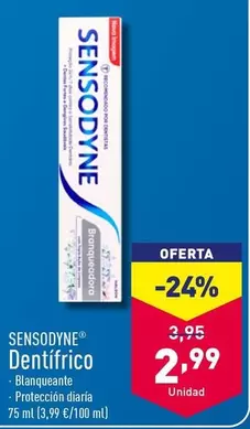 Oferta de Sensodyne - Dentifrico por 2,99€ en ALDI