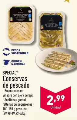 Oferta de Special - Conservas De Pescado por 2,99€ en ALDI