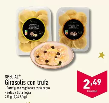 Oferta de Special - Girasolis Con Trufa por 2,49€ en ALDI