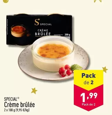 Oferta de Special - Crème Brûlée por 1,99€ en ALDI