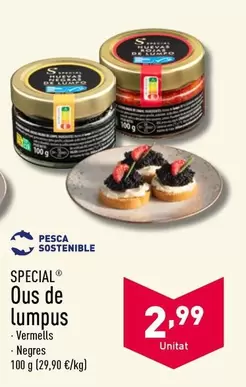 Oferta de Special - Ous De Lumpus por 2,99€ en ALDI