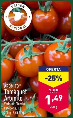 Oferta de Origen - Tomaquet Aromoto por 1,49€ en ALDI