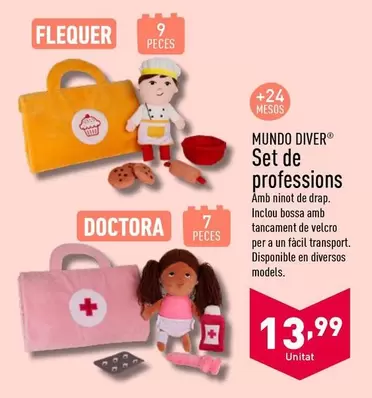 Oferta de Mundo Diver - Set De Professions por 13,99€ en ALDI