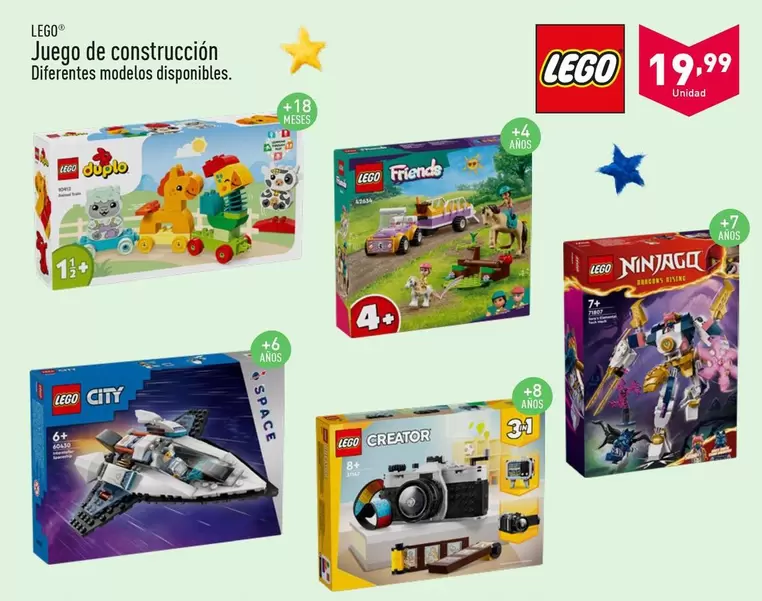 Oferta de Lego - Juego De Construccion por 19,99€ en ALDI