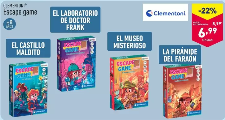 Oferta de Clementoni - Escape Game por 6,99€ en ALDI