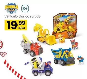 Oferta de Rubble - Vehículo Clásico Surtido por 19,99€ en Eroski