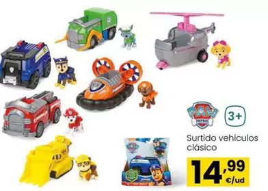 Oferta de Paw Patrol - Surtido Vehículos Clásico por 14,99€ en Eroski