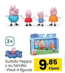 Oferta de Peppa Pig - Surtido Peppa Y Su Familia por 9,85€ en Eroski