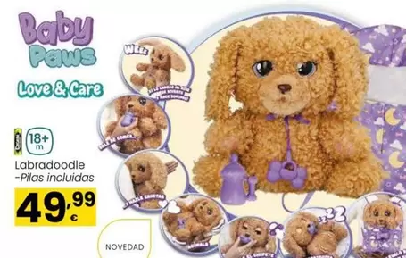 Oferta de Baby Paws - Labradoodle por 49,99€ en Eroski