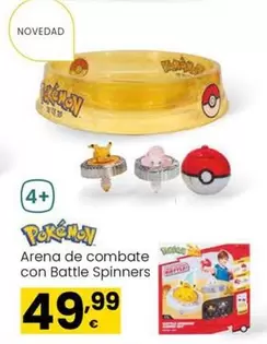 Oferta de Pokemon - Arena De Combate Con Battle Spinners por 49,99€ en Eroski