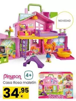 Oferta de PinyPon - Casa Rosa Maletín por 34,95€ en Eroski