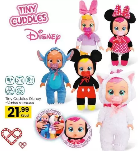 Oferta de Tiny Cuddles - Disney  por 21,99€ en Eroski