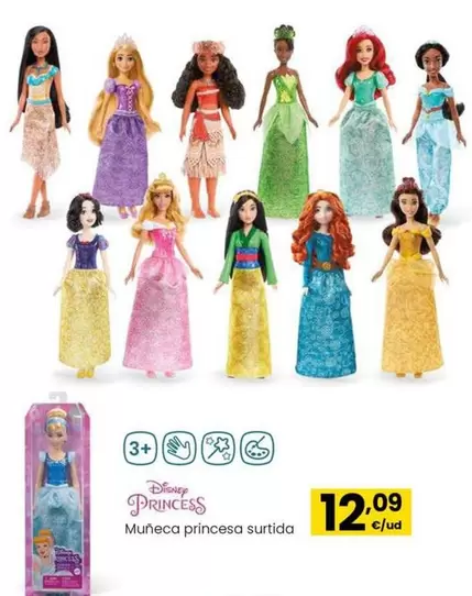 Oferta de Disney - Princess Muñeca Princesa Surtida por 12,09€ en Eroski