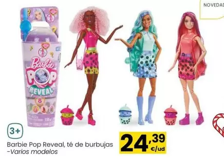 Oferta de Barbie - Pop Reveal, Té De Burbujas por 24,39€ en Eroski