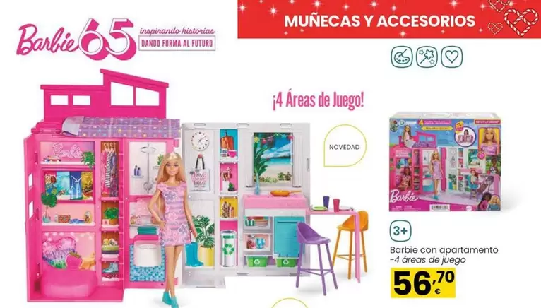 Oferta de Barbie - Con Apartamento  por 56,7€ en Eroski