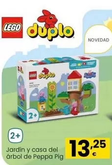 Oferta de LEGO - Duplo Jardín Y Casa Del Árbol De Peppa Pig por 13,25€ en Eroski