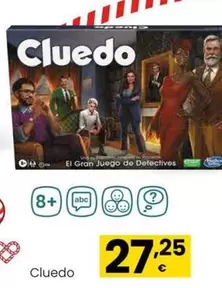 Oferta de Hasbro - Cluedo por 27,25€ en Eroski