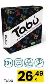 Oferta de Hasbro - Tabú  por 26,49€ en Eroski