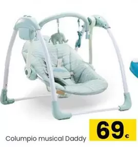 Oferta de Columpio Musical Daddy por 69€ en Eroski