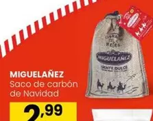 Oferta de Miguelañez - Saco De Carbón De Navidad por 2,99€ en Eroski