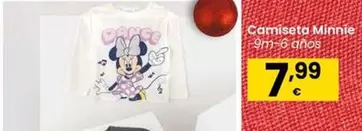 Oferta de Camiseta Minnie por 7,99€ en Eroski