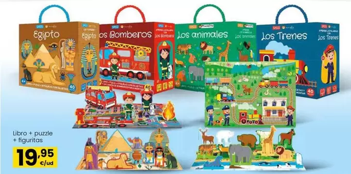 Oferta de Libro + Puzzle + Figuritas por 19,95€ en Eroski