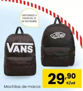 Oferta de Vans - Mochilas De Marca por 29,9€ en Eroski