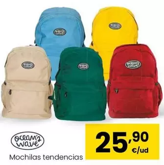 Oferta de Ocean's Wave - Mochilas Tendencias por 25,9€ en Eroski