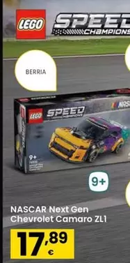 Oferta de LEGO - Nascar Next Gen Chevrolet Camaro ZL1 por 17,89€ en Eroski