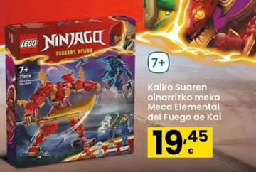 Oferta de LEGO - Meca Elemental Del Fuego De Kai por 19,45€ en Eroski