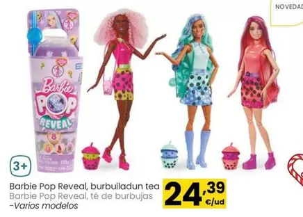 Oferta de Barbie - Pop Reveal, Té De Burbujas por 24,39€ en Eroski