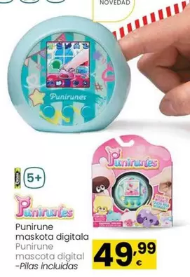 Oferta de Punirunes - Mascota Digital por 49,99€ en Eroski