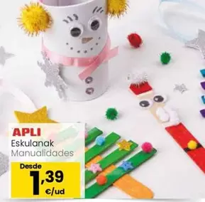 Oferta de Apli - Manualidades por 1,39€ en Eroski