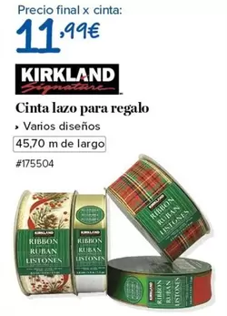 Oferta de Kirkland - Cinta Lazo Para Regalo por 11,99€ en Costco