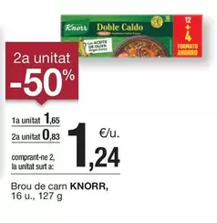 Oferta de Knorr - Brou De Carn por 1,65€ en BonpreuEsclat